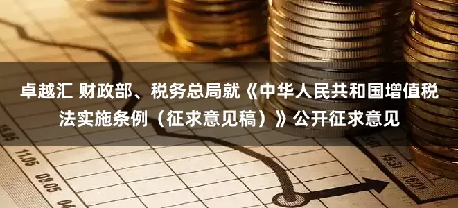 卓越汇 财政部、税务总局就《中华人民共和国增值税法实施条例（征求意见稿）》公开征求意见